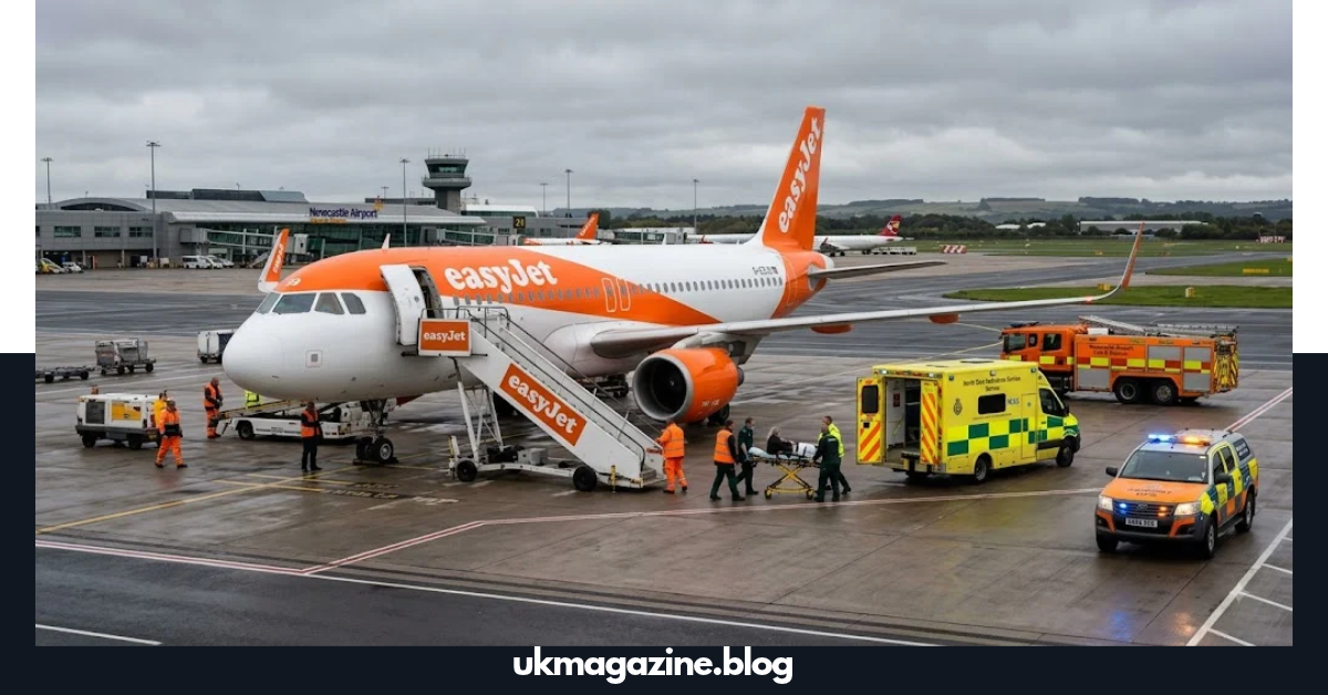 EasyJet Flight U2238 Emergency Landing Newcastle