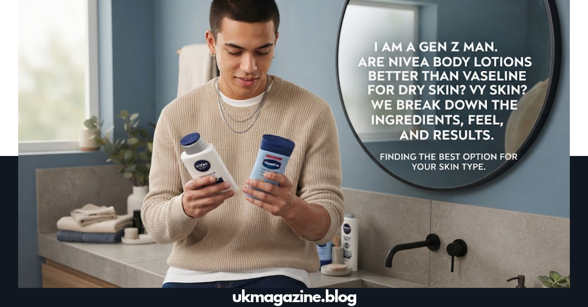 I Am a GenZ Man. Are Nivea Body Lotions Better Than Vaseline for Dry Skin?