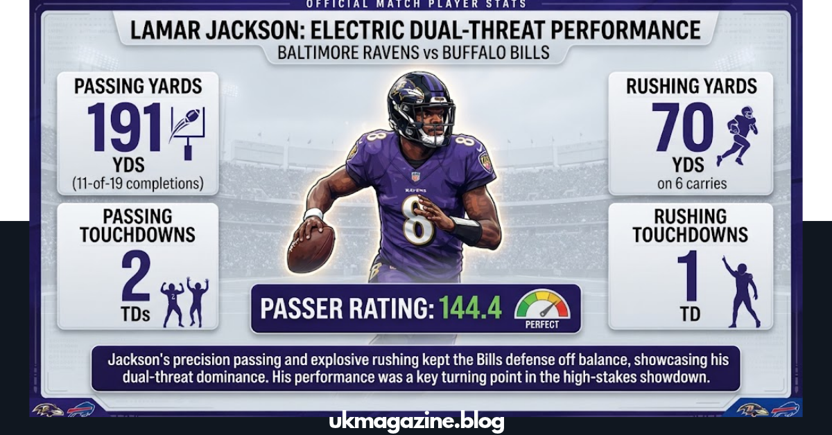 Who Won Baltimore Ravens vs Buffalo Bills Match Player Stats