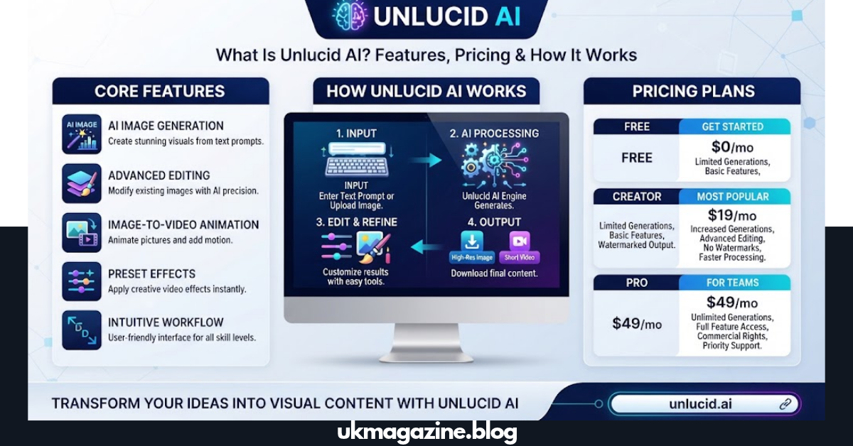 What Is Unlucid AI? Features, Pricing & How It Works